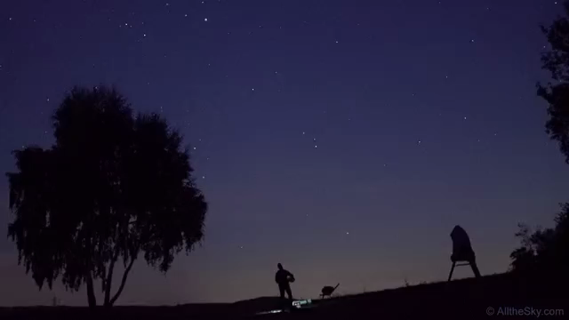 2018 September 8

Real Time Perseid
 * Video Credit & Copyright: Till Credner, AlltheSky.com

Explanation: 
Bright meteors and dark night skies made this year's Perseid meteor shower a great time for a weekend campout. And while packing away their equipment, skygazers at a campsite in the mountains of southern Germany found at least one more reason to linger under the stars, witnessing this brief but colorful flash with their own eyes. Presented as a 50 frame gif, the two second long video was captured during the morning twilight of August 12. In real time it shows the development of the typical green train of a bright Perseid meteor. A much fainter Perseid is just visible farther to the right. Plowing through Earth's atmosphere at 60 kilometers per second, Perseids are fast enough to excite the characteristic green emission of atomic oxygen at altitudes of 100 kilometers or so. 

Authors & editors: Robert Nemiroff (MTU) & Jerry Bonnell (UMCP)
NASA Official: Phillip Newman Specific rights apply.
NASA Web Privacy Policy and Important Notices
A service of: ASD at NASA / GSFC
& Michigan Tech. U.