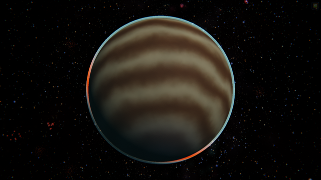 Beta Centauri (Hadar) h를 우주 공간에서 바라본 SPACE 시뮬레이션 천체 사진.